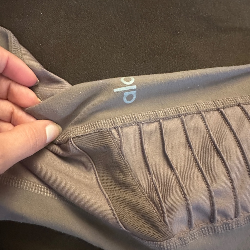 ALO Yoga Ribbed High-Waist Moto Legging - Picture 4 of 5